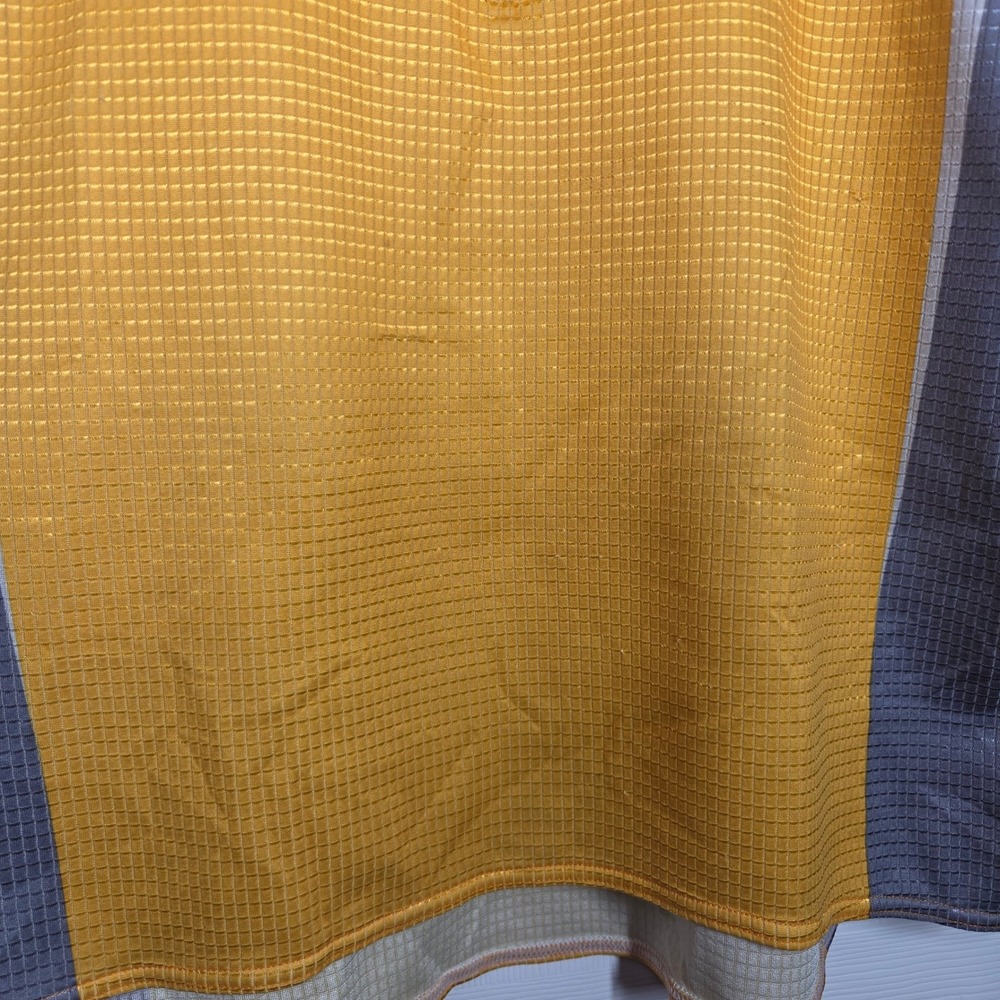 VTG Nike ACG Cycling Jersey Long Sleeve Yellow Grey Made in Italy Large 90s Y2K - Picture 14 of 14